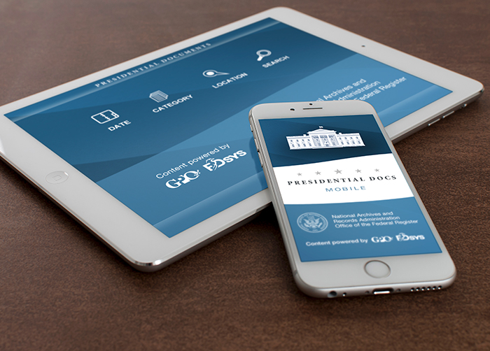 Presidential Documents mobile app