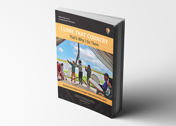 Cover of book showing the native Kiana peoples of Kobuk Valley, Alaska.