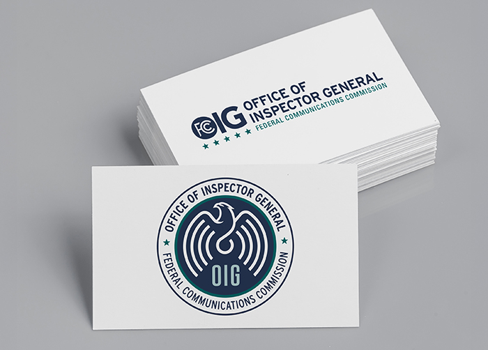  This logo reimagines the iconic American Eagle in a style that evokes waves of a broadcast signal.